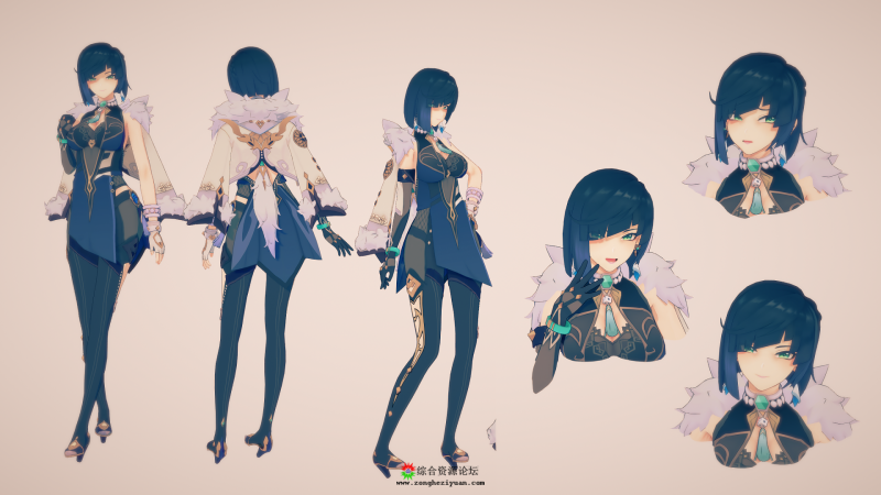 《原神/原神Project/Genshin Impact》:夜兰(夜蘭)夜阑两个版本