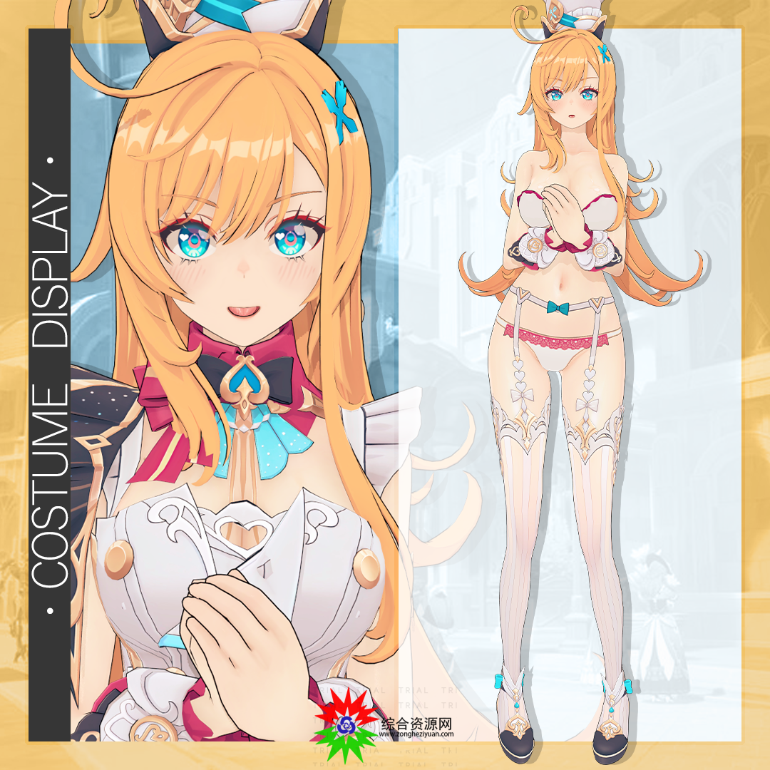 原神Genshin Impact: 爱可菲两个版本